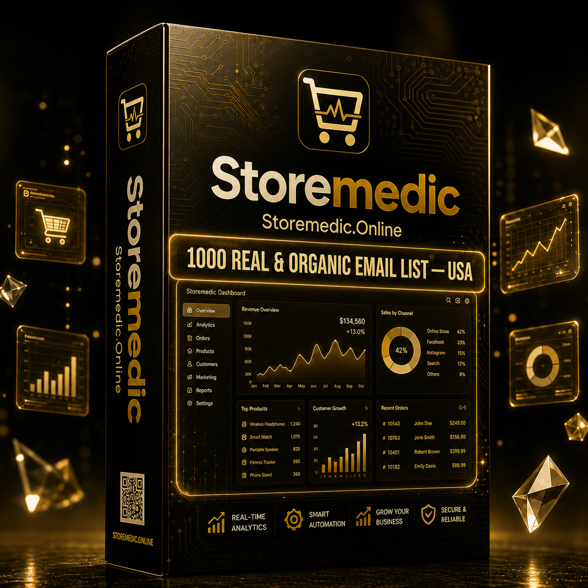 1000 Real & Organic Email List ( USA )