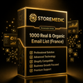 1000 Real & Organic Email List ( France )
