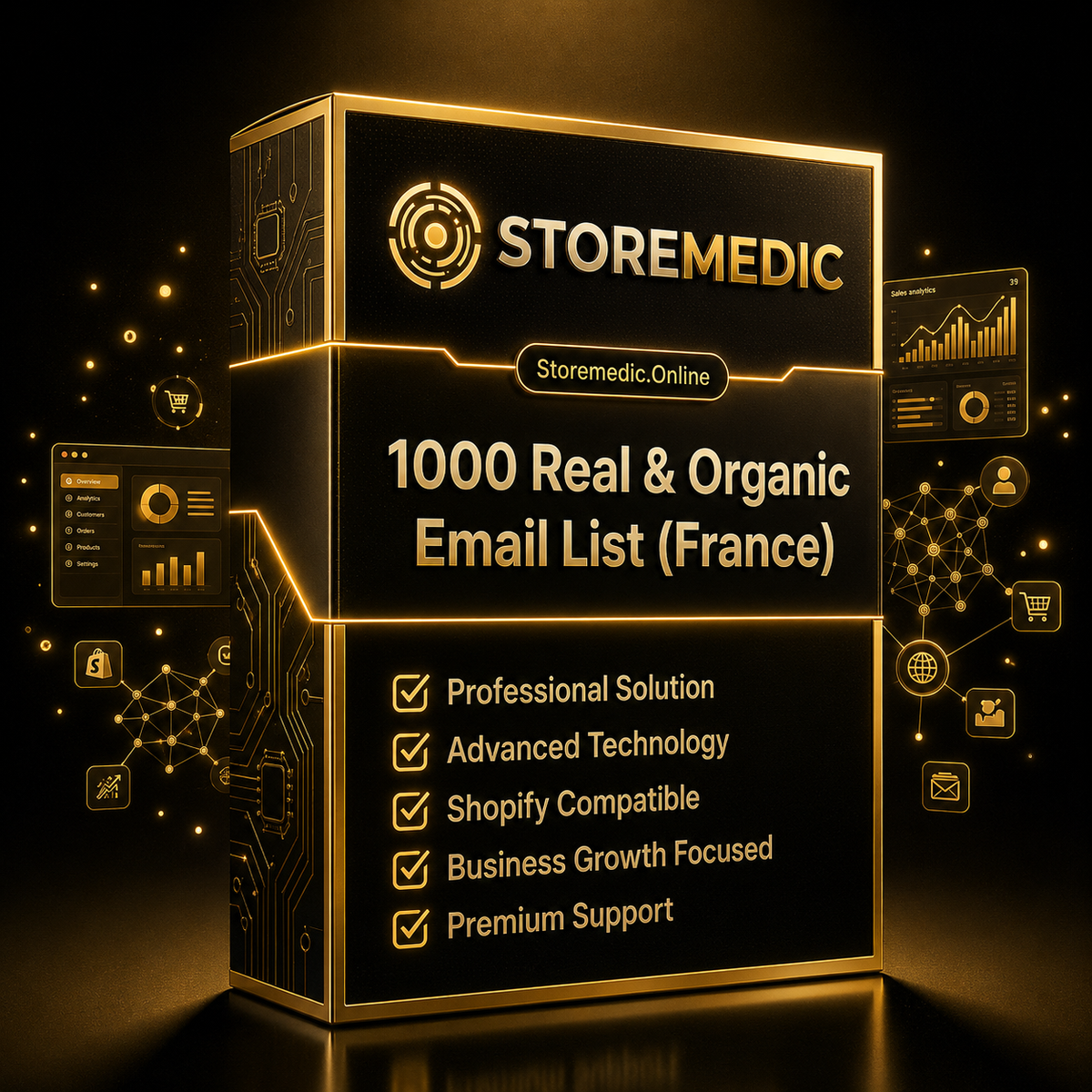 1000 Real & Organic Email List ( France )