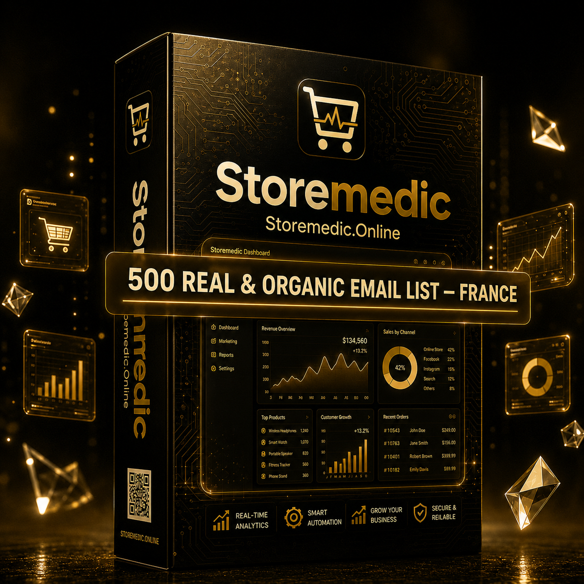 500 Real & Organic Email List ( France )