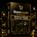 500 Real & Organic Email List ( Canada )