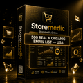 500 Real & Organic Email List ( USA )